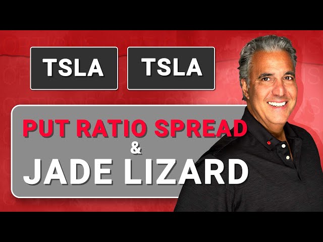 Put Ratio Spread & Jade Lizard in TSLA | Option Trades Today