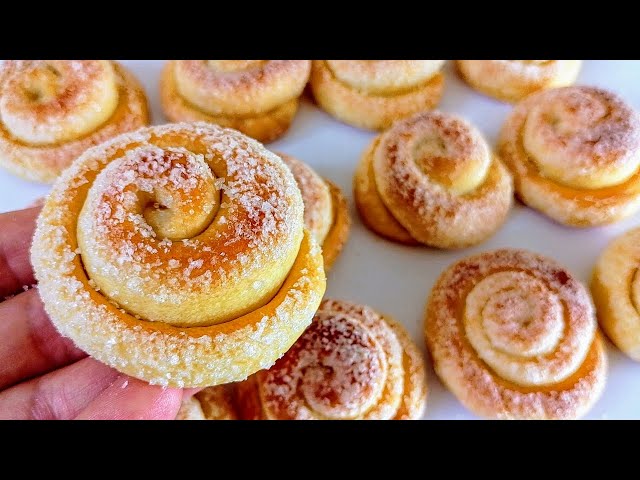 Half a cup of yogurt !!quick pastries for tea on your table! The simplest cookie recipe!