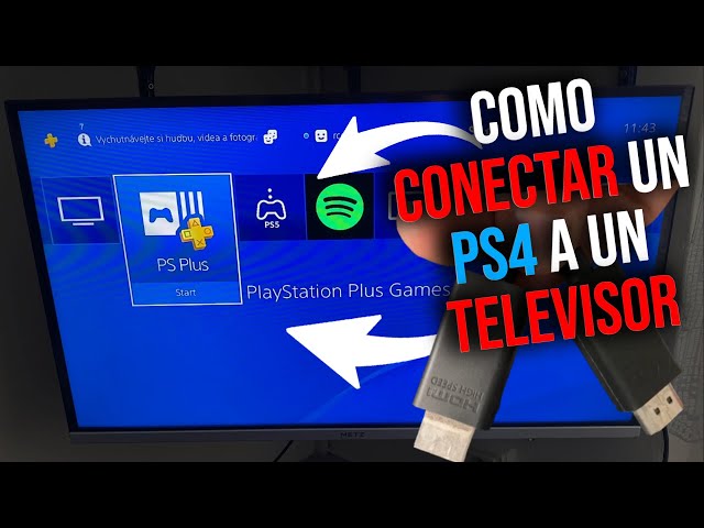 Como conectar un PS4 a un televisor