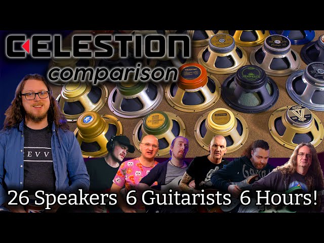 Every Celestion Speaker Compared! - Clean, Crunch, Metal....