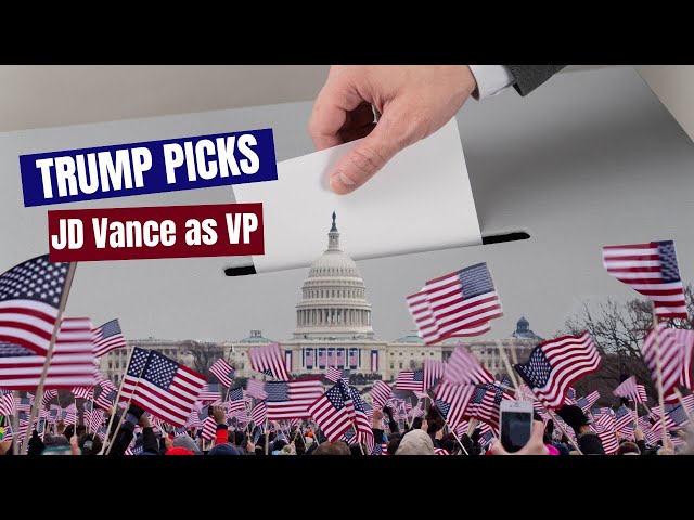 Trump Picks JD Vance as VP! 2024 07 15