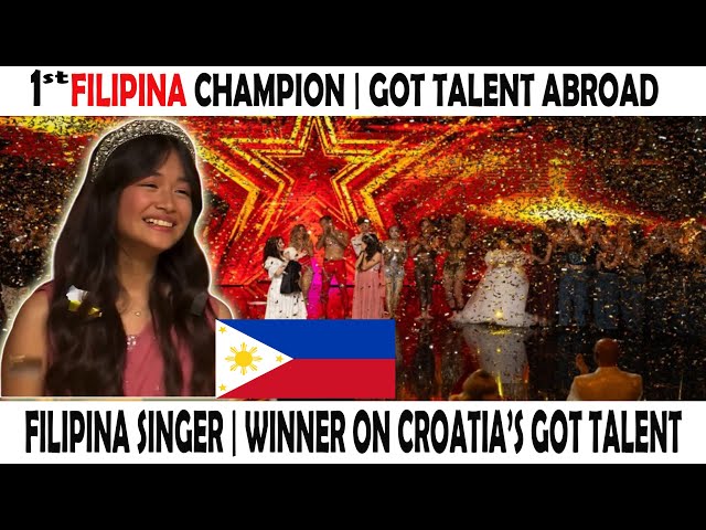 1st Filipina Singer That Won Grand Champion On Got Telant Abroad | #filipino