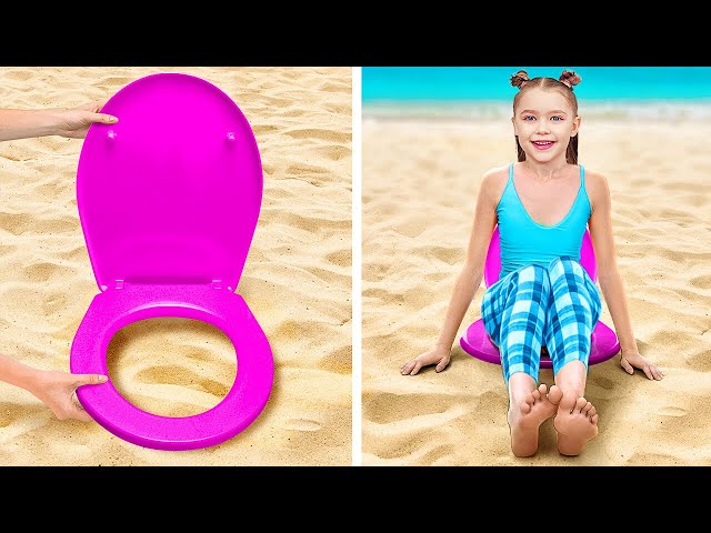 SUMMER VACATION With Rich and Broke Girl! BEST SUMMER GADGETS FOR PARENTS!