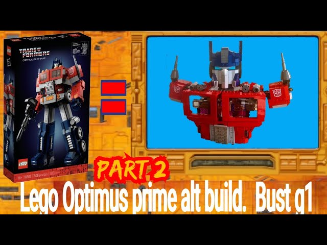 Lego optimus prime.  Rebrikable alternative builds.  Prime g1 bust part 2