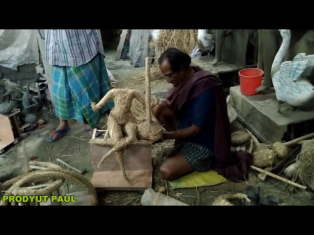 KUMARTULI DIARY 100। SARASWATI  IDOL PREPARATION 2019। PART 20