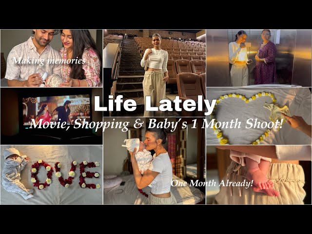 Life Lately: Movie with Mom, Props Shopping & Baby’s One Month Shoot! VLOG | Mishti Pandey