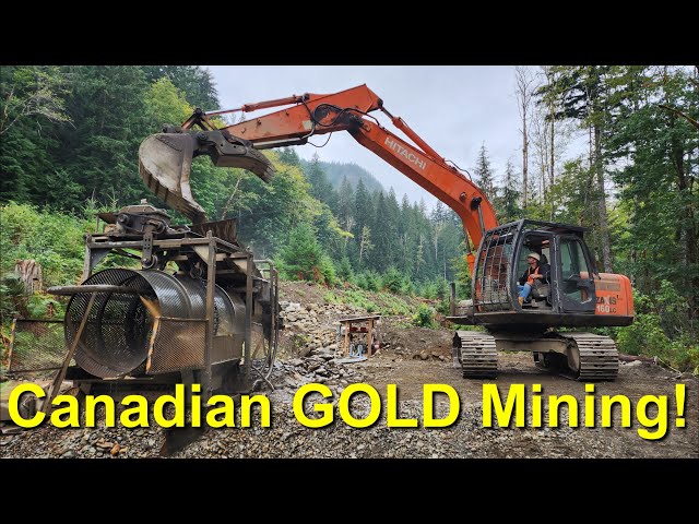 Real Canadian Gold Mining With @ANDYTHRAXX