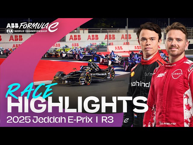 LAST LAP WIN 🤩 | 2025 Jeddah E-Prix Race Highlights