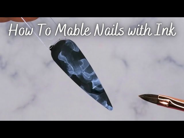 How To Marble Nails with Nail Inks (Detailed Tutorial) | Madam Glam Nail Art Ink Review