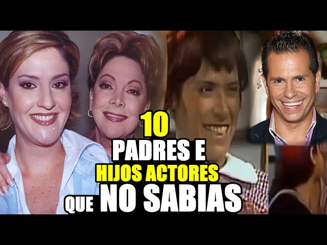 Son actores famosos y sus padres también, pero nadie lo sabía por esta razón