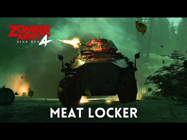 Zombie Army 4: Dead War - Walkthrough 4K 60FPS HDR - Meat Locker (Hard)