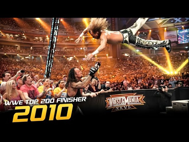 Top 200 WWE Finishers of 2010 - Epic Moves & Signature Slams!