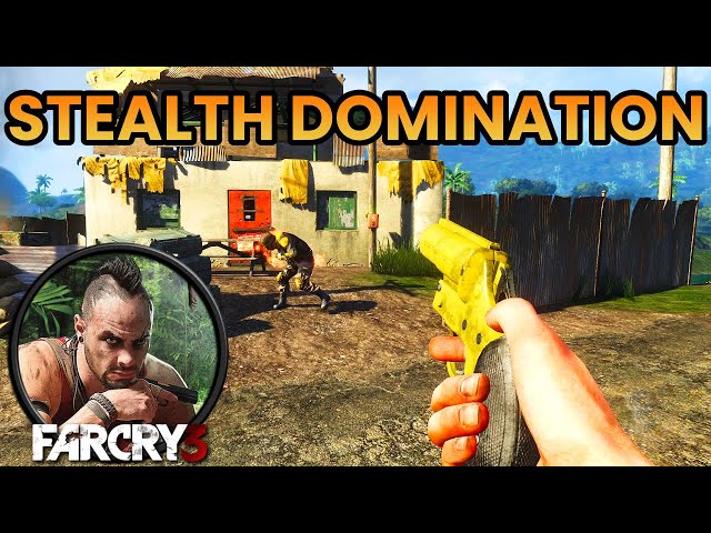 far cry 3 perfect stealth (outpost capture gameplay)