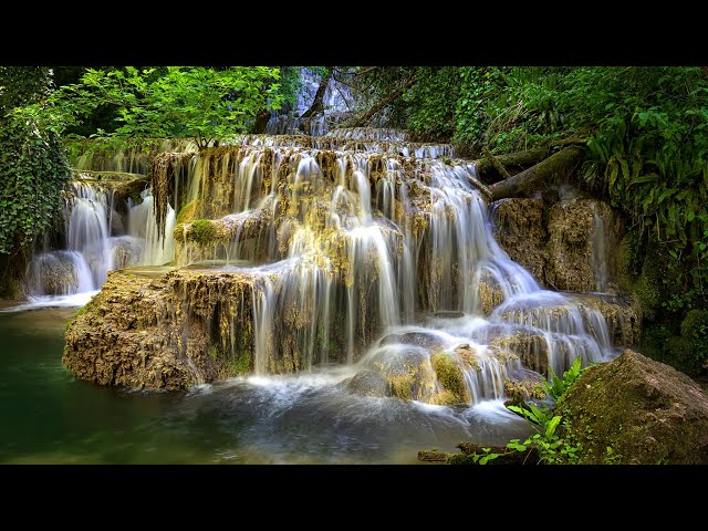 Visit Waterfall in Virtual Reality Video, Learn Wim Hoff Breathing Method (VR180 3D 6K)