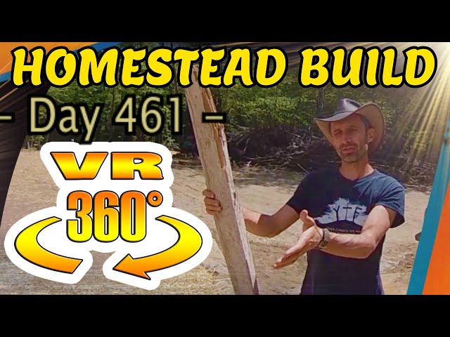 Homestead Building - Using Crap Lumber Left on Site from Concrete Guys