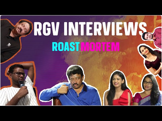 RGV Interviews | Roastmortem | Anchor lo Part Part Nachindi Anna RGV | Ariana, Dil Se with Anj*li