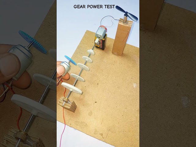 Gear Speed #dcmotorexperiment #science  #project #dcmotor