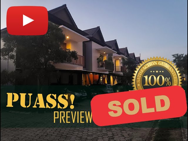 (SOLD) Rumah Baru Thai Style Minimalis Dijual BSD Serpong Theravada Residence II