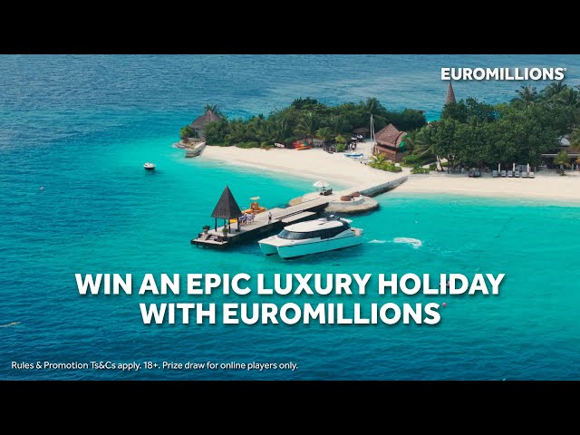 Win a luxury holiday for two to the Maldives, on Friday 14th February with EuroMillions