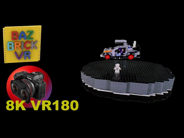 VR180 8K Lego Review 21103 The DeLorean Time Machine 3D S01E25S01E26