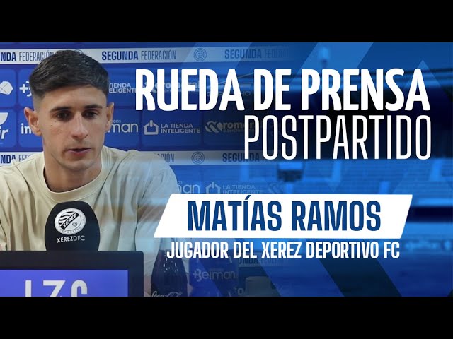 Rueda de prensa de Matías Ramos tras el Xerez Deportivo-Águilas FC