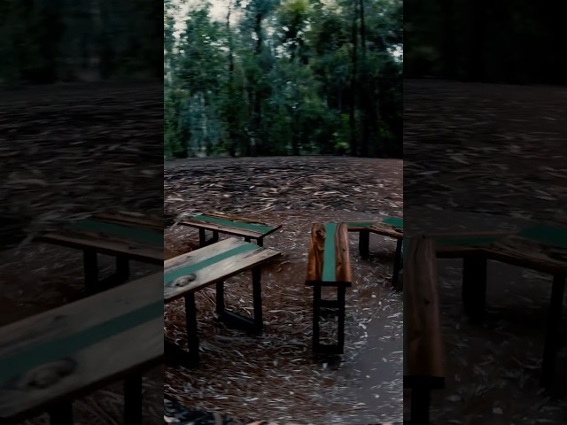 Green Epoxy Table Inspired By The Forest