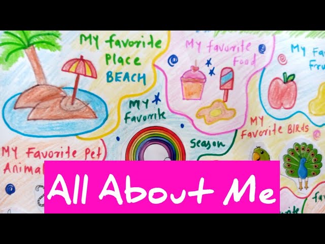 All About Me | School Project For Kids | Project Decoration Idea