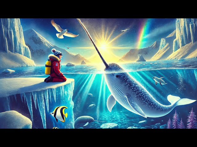 Narwhals: The Unicorns of the Sea! 🦄🌊 Arctic Wonders | Fun Animals for Kids!