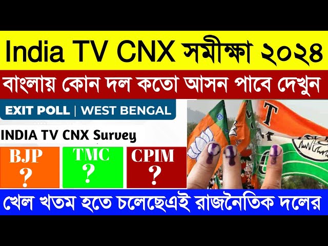 India TV-CNX Opinion Poll | লোকসভা ভোটের সমীক্ষা | Lok sabha election 2024