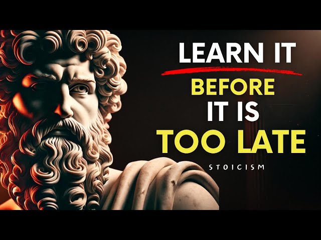 8 Stoic Lessons MEN learn TOO late in life | Stoic Philosophy