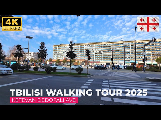 【4K】Tbilisi, Georgia Walking Tour 2025 | Ketevan Dedofali Avenue & Avlabari District