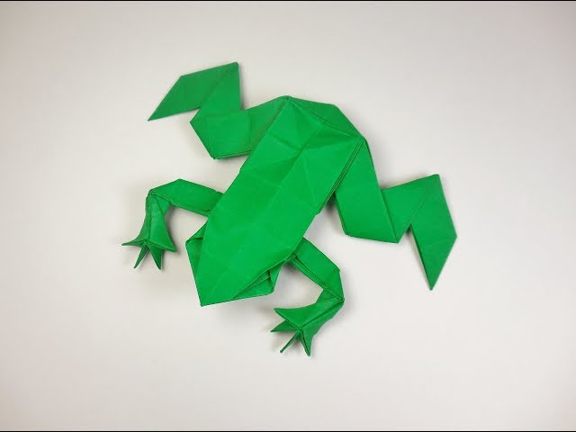 Origami Frog Tutorial (Rana Origami)