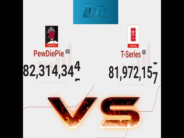 PEWDIEPIE VS T SERIES LIVE SUB COUNT This is the end...