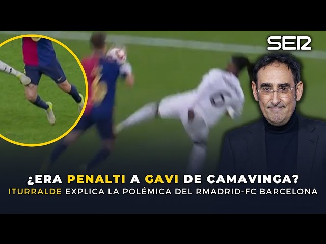 ¿Era penalti de CAMAVINGA  a GAVI? Habla ITURRALDE #superSupercopa