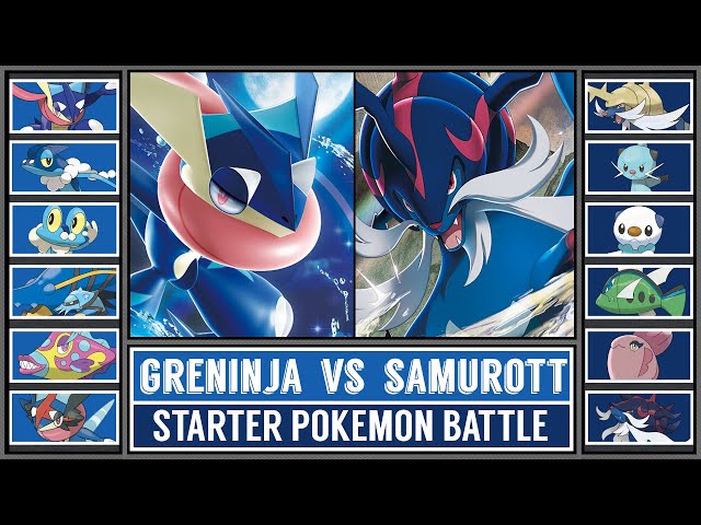 GRENINJA vs SAMUROTT | Water Starter Pokémon Battle [Pokémon Scarlet & Violet]