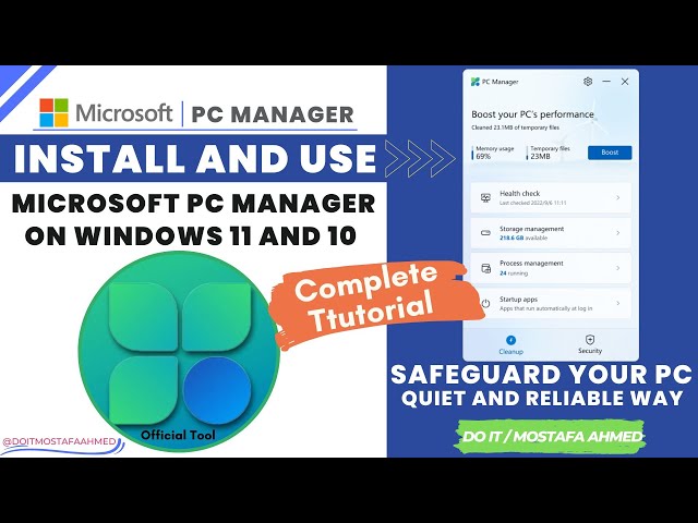 How to Install and Use Microsoft PC Manager App on Windows 11 and 10