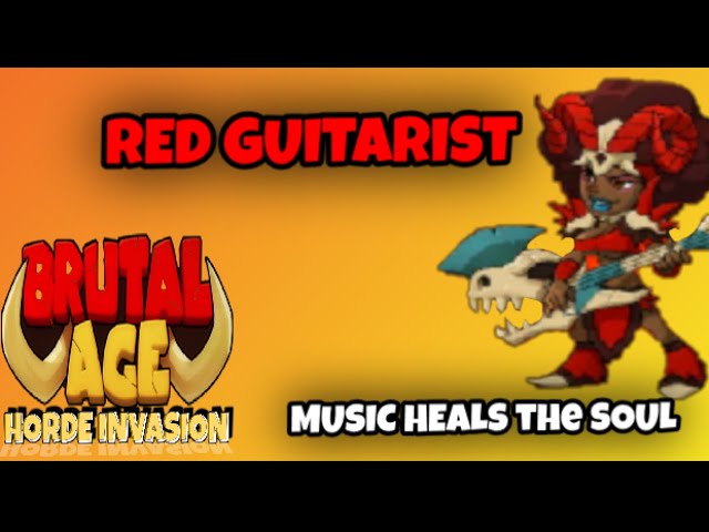 Brutal Age | 4 Star Partner Series | Red Guitarist