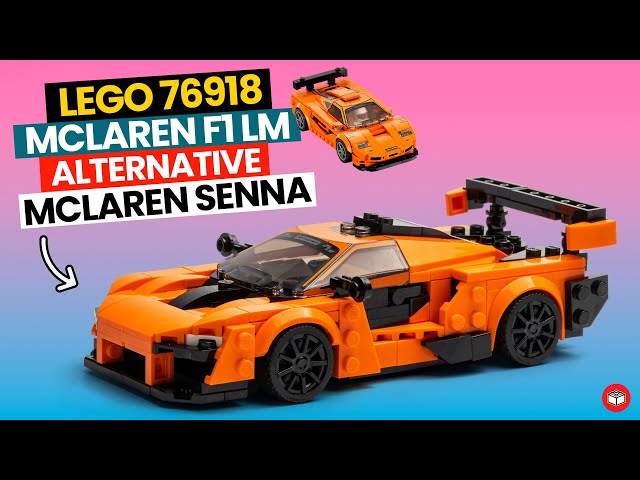 76918 McLaren F1 LM ▷ McLaren Senna - Lego Speed Champions Alternative FREE INSTRUCTIONS