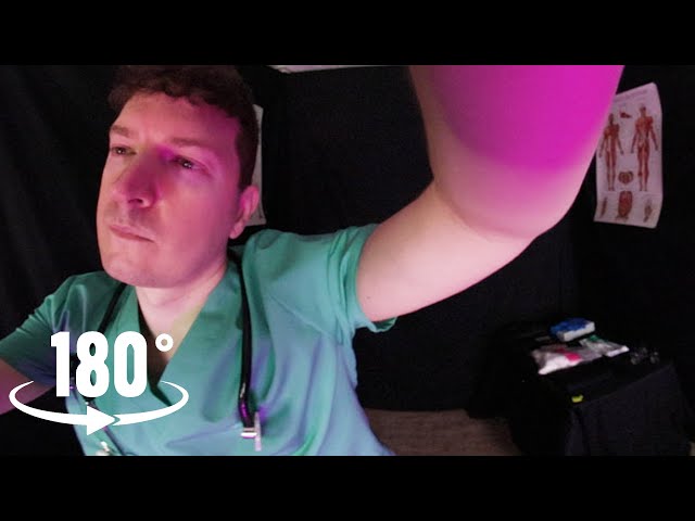 ASMR VR180 | Ear Cleaning, Otoscope, Ear Wax Removal & Hearing Test 😴