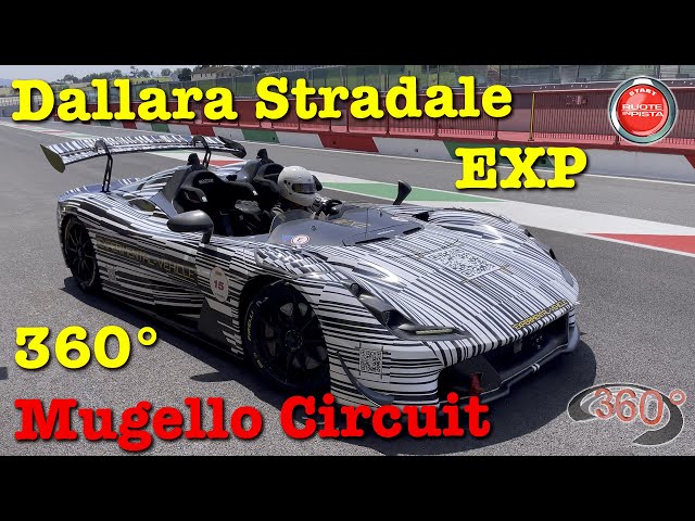 360° 4K Dallara Stradale EXP at MUGELLO CIRCUIT