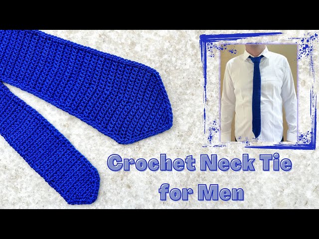 Father’s Day Special! Learn to make a crochet neck tie | Tutorial | DIY | Subtitles