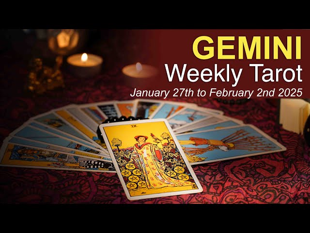 GEMINI "TWO PATHS ARE PRESENTED: A BIG DECISION" Weekly Tarot Reading January 27th-February 2nd 2025