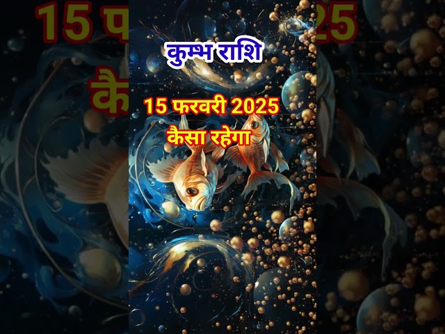 Aquarius Horoscope Prediction - 15 February 2025 kumbhrashi