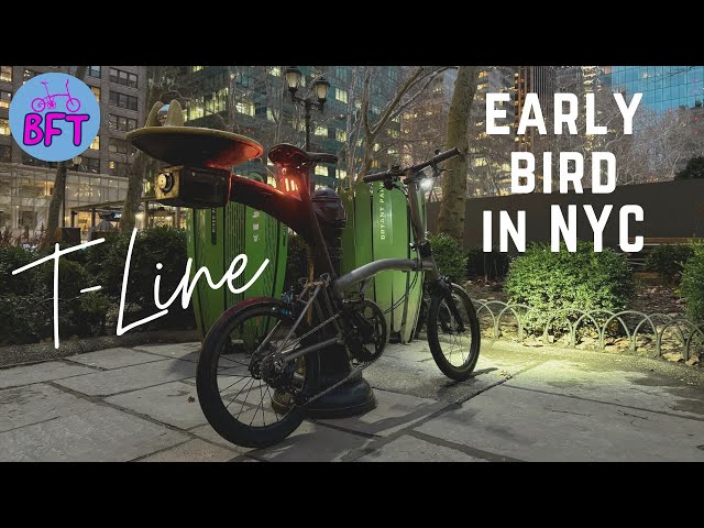 ① NEW YORK CITY STREETS BY BROMPTON FOLDING BIKE