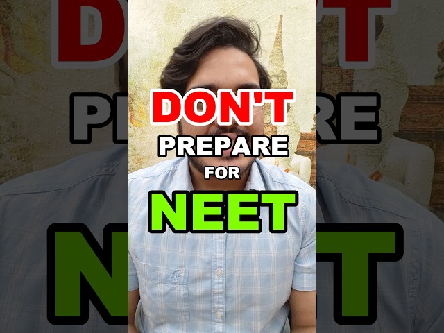 Don't Prepare for NEET Exam! There are Better Career Options | Dr Aman Tilak #neet #aiims #mbbs