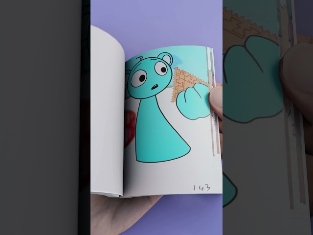 Sprunki Dalgona Challenge - Flipbook #Creativity #Flipbook #sprunki #incredibox