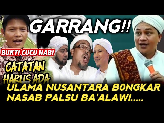 GARANG!! Ulama Nusantara B4smi Nasab Palsu Ba’alawi