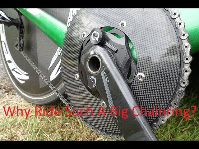 Why do pro's ride such big chain rings?