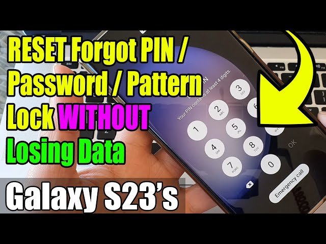 Galaxy S23's: How to RESET Forgot PIN/Password/Pattern Lock WITHOUT Losing Data