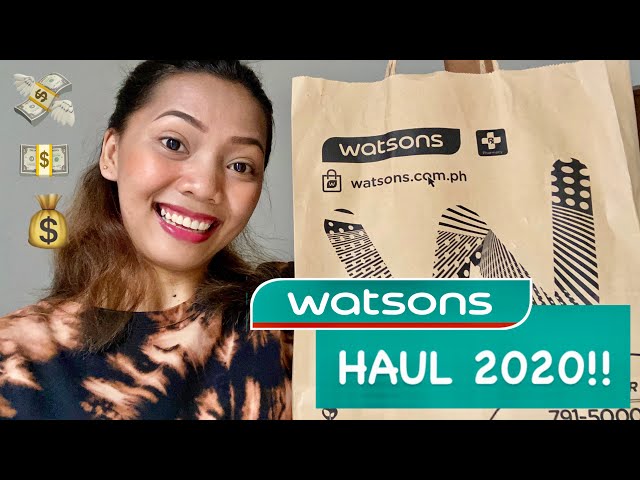 Watsons Haul 2020 | Angel’s Vlog